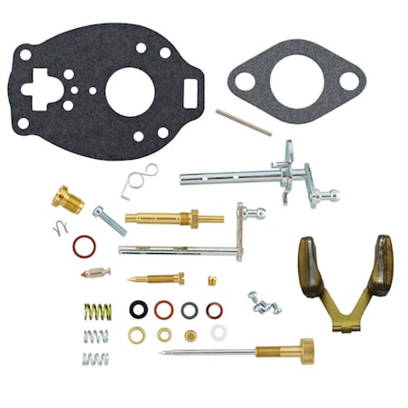 Aic Replacement Parts COMPLETE MAJOR CARBURETOR REBUILD KIT & FLOAT Fits Ford 501 601 701 2000 TSX 692 KT-FSC30-0069